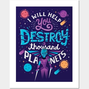 A thousand planets Posters and Art